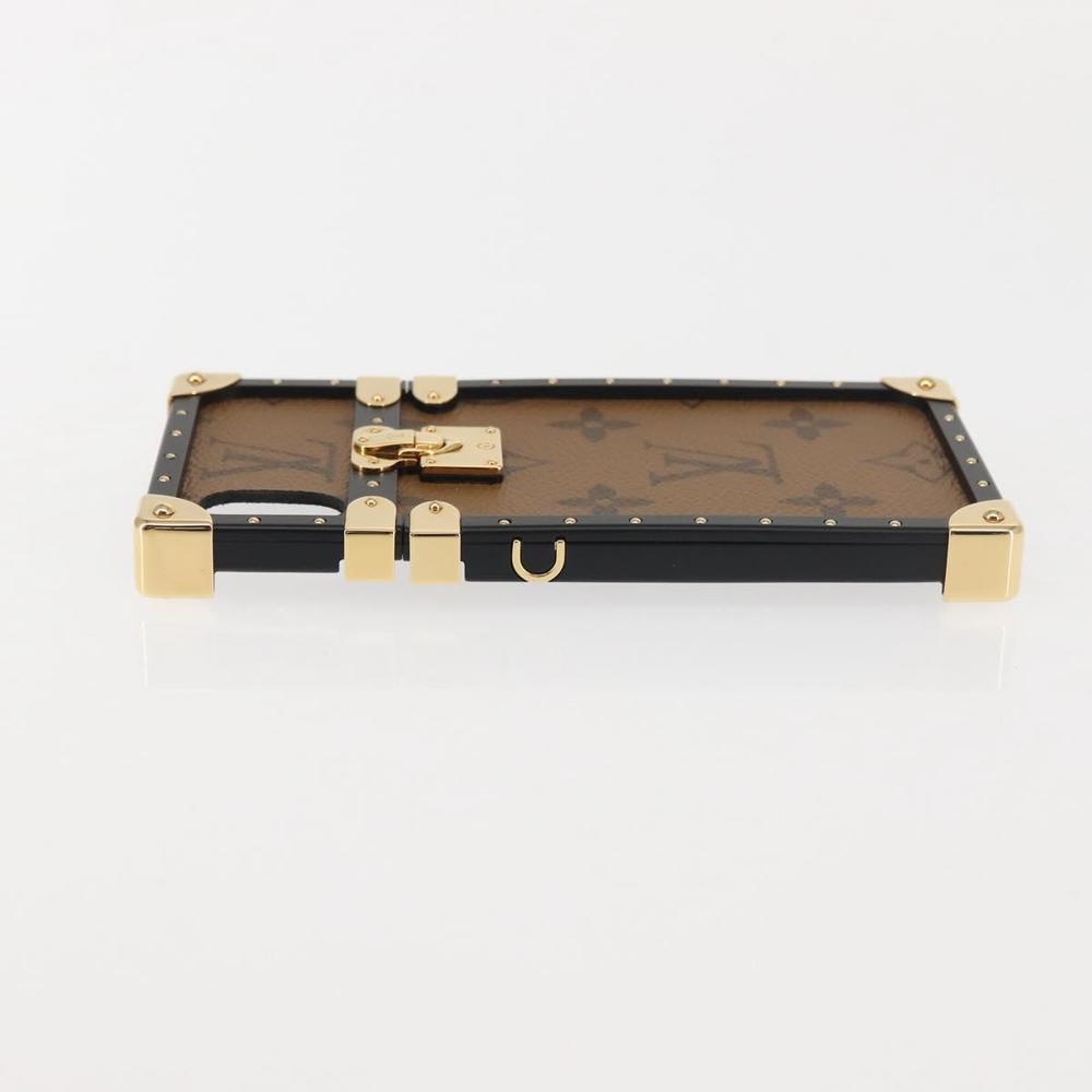 LOUIS VUITTON Reverse iPhoneX/iPhoneXS Eye Trunk iPhone Case M62619 Auth BA6432 - Picture 4 of 16